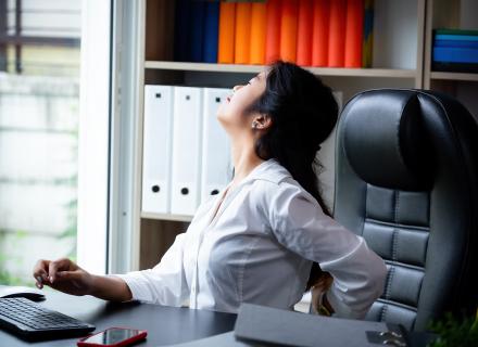 Can simply stretching in your chair help you feel calmer?